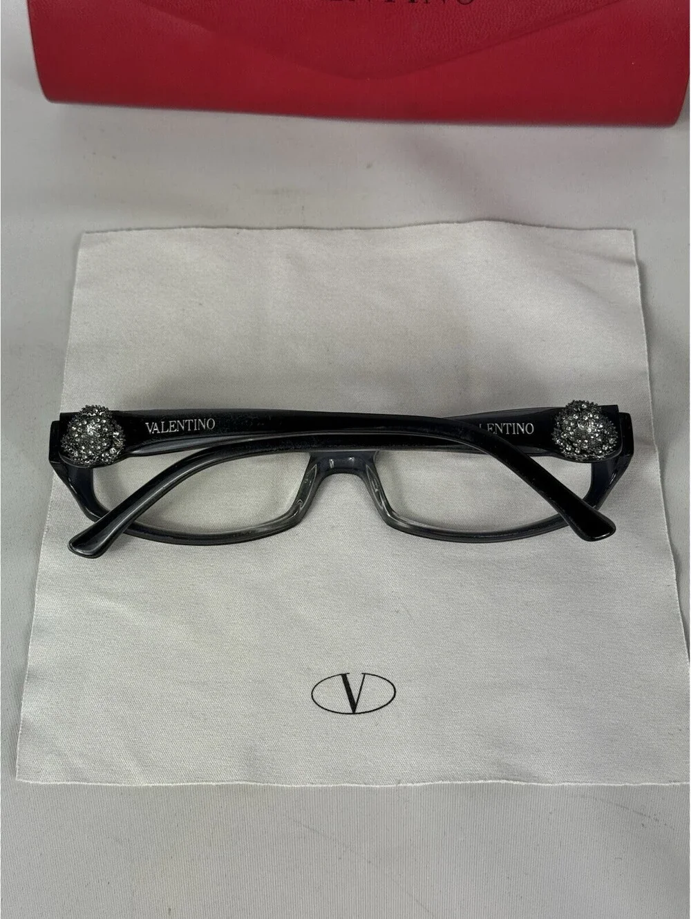 Valentino Eyeglasses Frames Only 5732 46K  130 Made In Italy/With Case